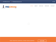 Tablet Screenshot of iykejordangroup.com